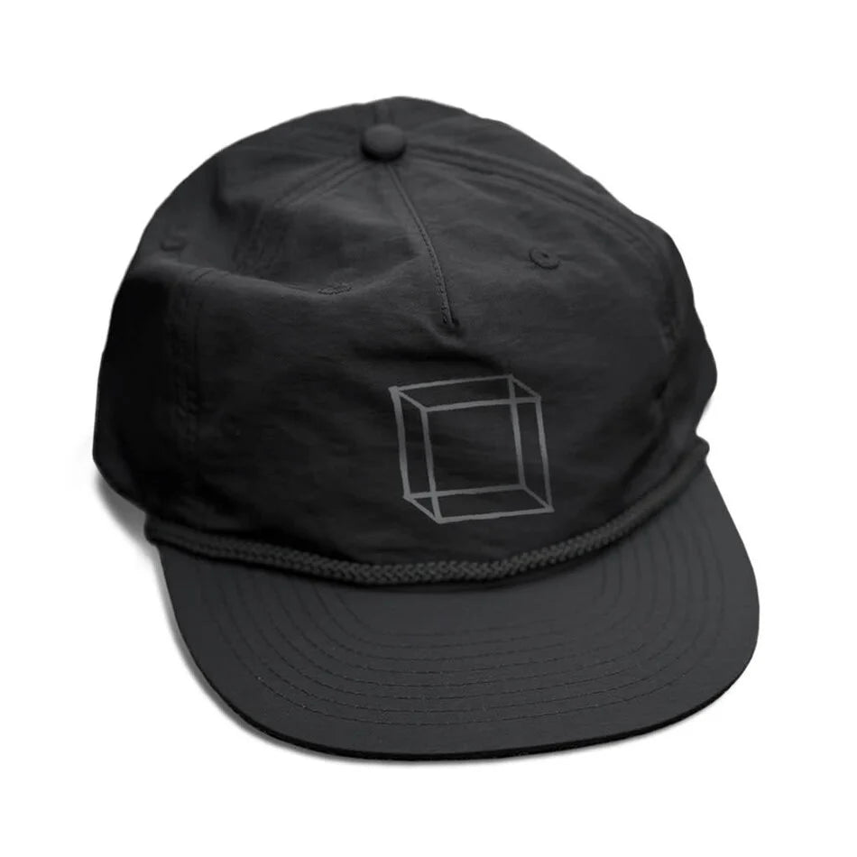 Glass House Nite Unstructured Snapback Hat - Black