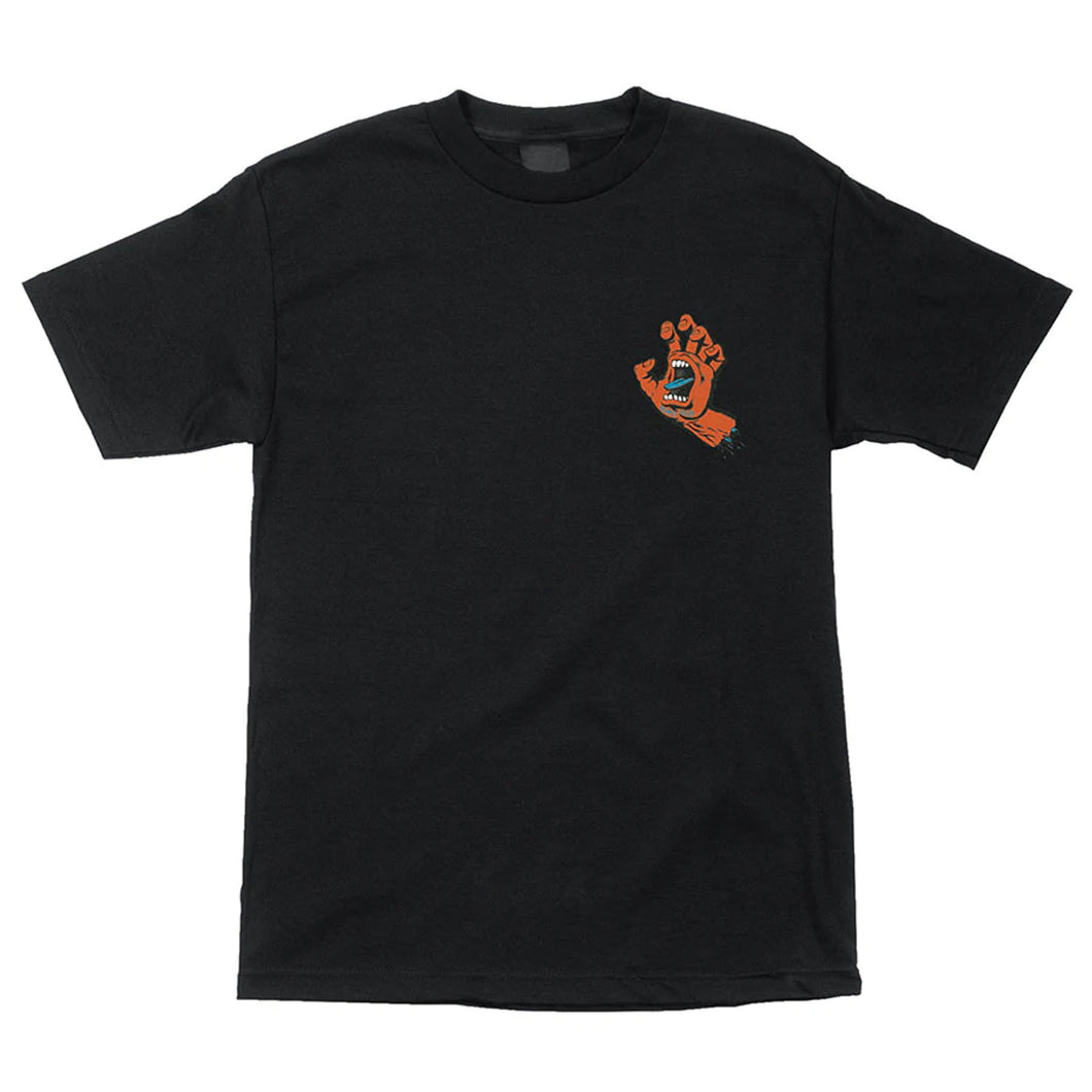 Screaming Hand T-Shirt Black/Orange