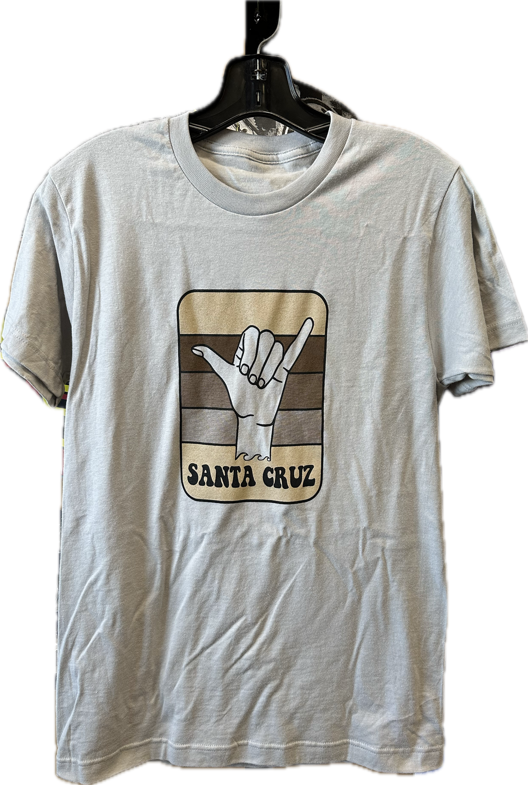 Santa Cruz Shaka T-Shirt Silver