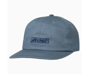 Krooked Skript Snapback Hat Blue