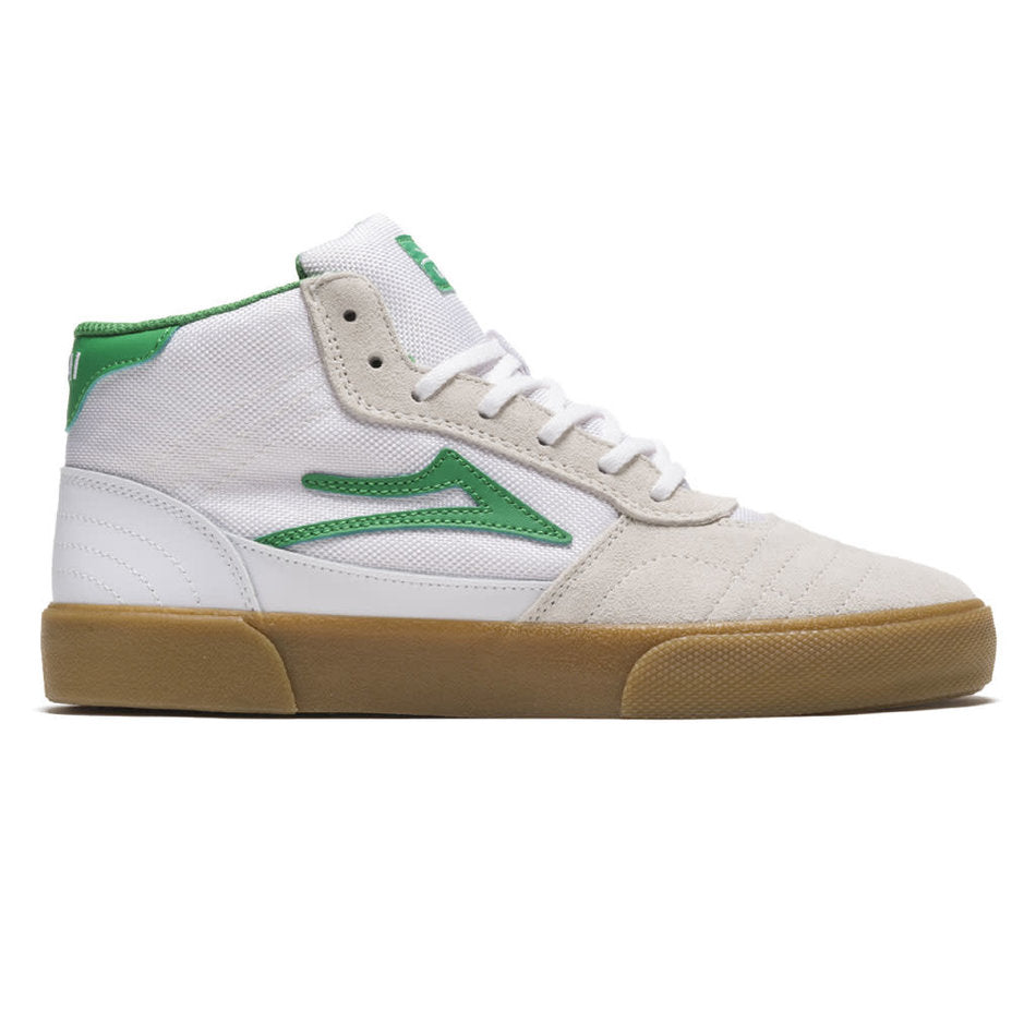 Lakai Cambridge Mid White/Grass Suede – Skateworks