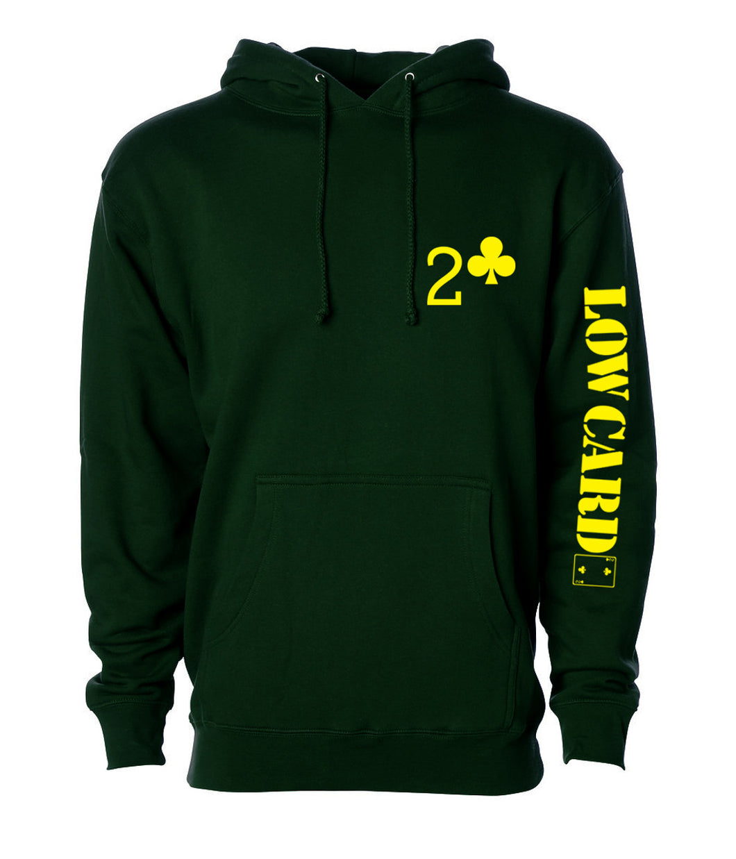 Low Card Autumn Pullover Sweatshirt - Forest Green