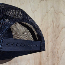 Load image into Gallery viewer, Skateworks Classic Logo Snapback Contrast Trucker Hat Walnut/Black/Forest
