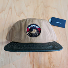 Load image into Gallery viewer, Loophole Wheels Brush Strapback Hat - Khaki/Green
