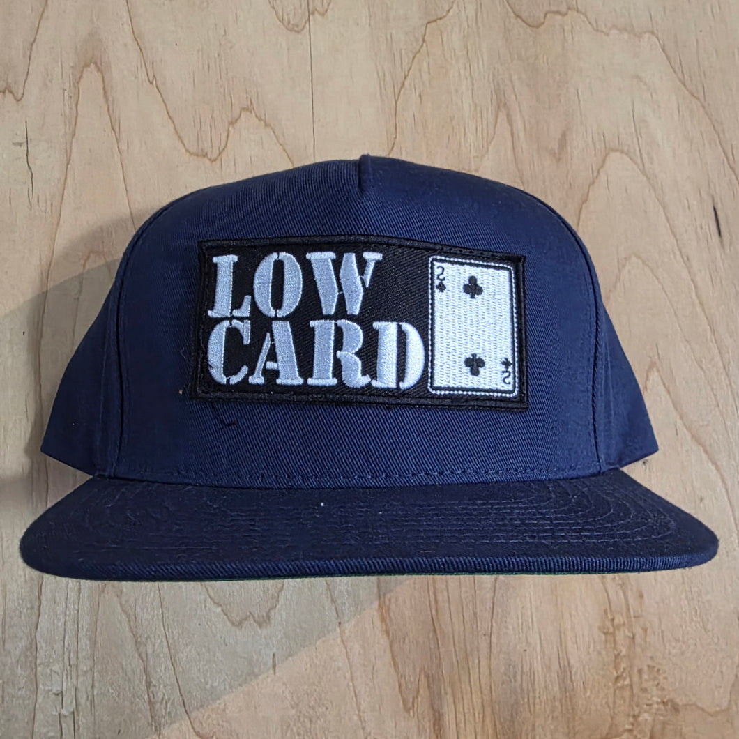 Low Card Lifer Snapback Hat Navy