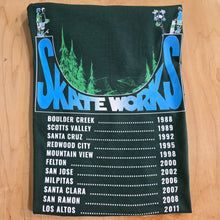 Load image into Gallery viewer, Skateworks Original Logo Tour T-Shirt Forest Green
