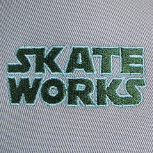 Load image into Gallery viewer, Skateworks Classic Logo Snapback Trucker Hat Smoke/Forest
