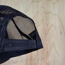 Load image into Gallery viewer, Skateworks Classic Logo Snapback Contrast Trucker Hat Coal/Black/Forest
