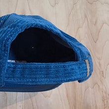 Load image into Gallery viewer, Skateworks Classic Logo Corduroy Strapback Hat Atlantic Blue/Orange

