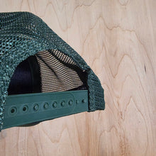 Load image into Gallery viewer, Skateworks Classic Logo Snapback Trucker Hat Forest/Aqua
