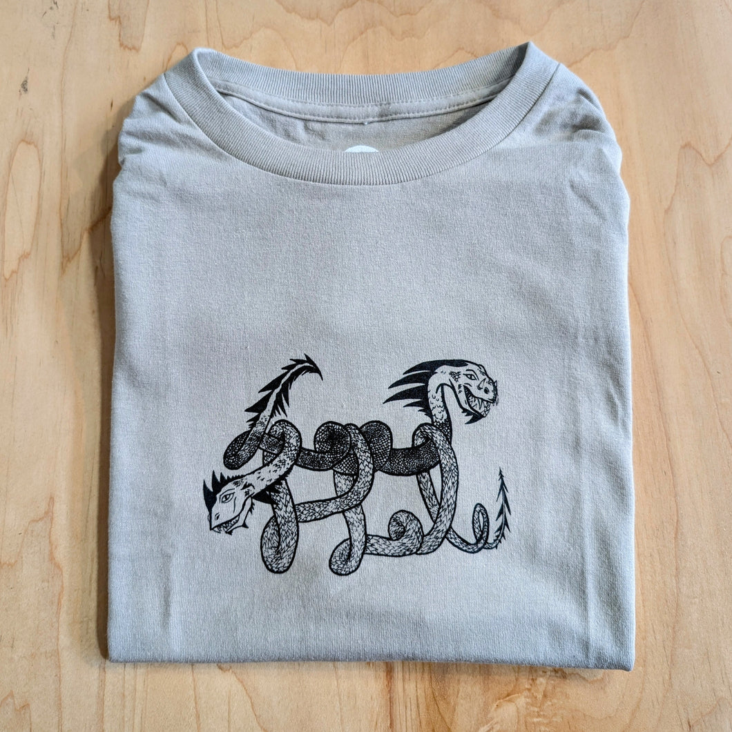 Loophole Wheels Loop Dragon T-Shirt - Sand