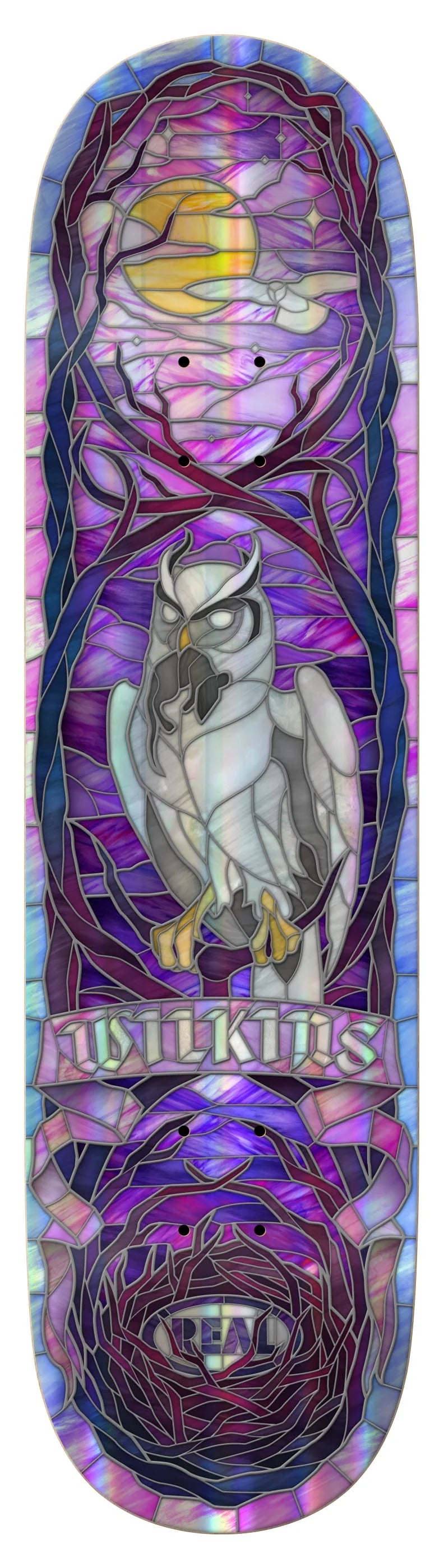 Real Jimmy Wilkins Holographic Cathedral Deck 8.5