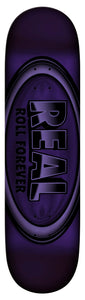 Real Skateboards DBX Oval Purple Deck 8.38"