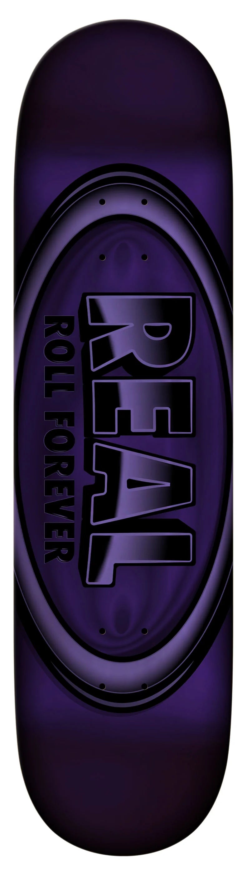 Real Skateboards DBX Oval Purple Deck 8.38