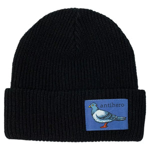 Antihero Lil' Pigeon Patch Cuff Beanie Black