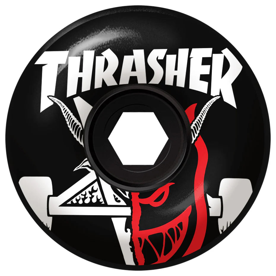 Spitfire x Thrasher 80HD Thrash and Burn Black Classic Full 80A