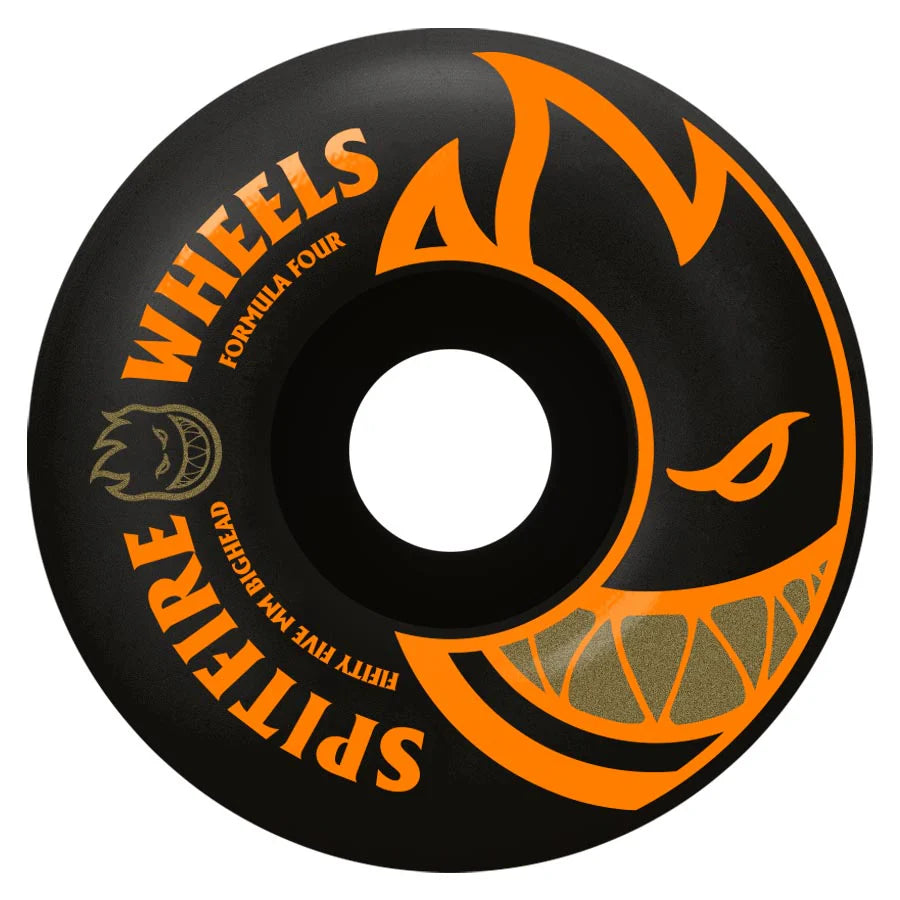 Spitfire Formula Four Bighead Black/Orange 99A – Skateworks Spitfire Formula Four Bighead Black/Orange 99A – Skateworks
