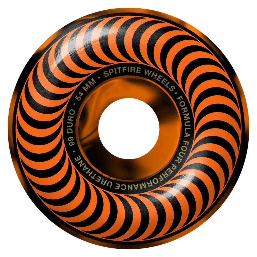 Spitfire Formula Four F4 Radial 52mm 99a Black Skateboard