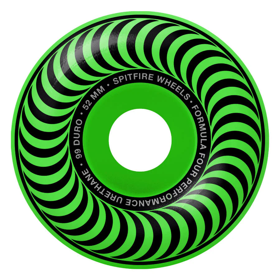 Spitfire Formula Four Neon Green Classic 52mm 99A