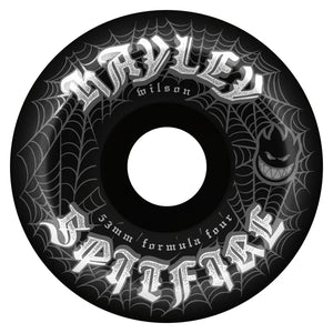 Spitfire Formula Four Hayley Wilson Webbed Black Conical Full Wheels 53mm 99a