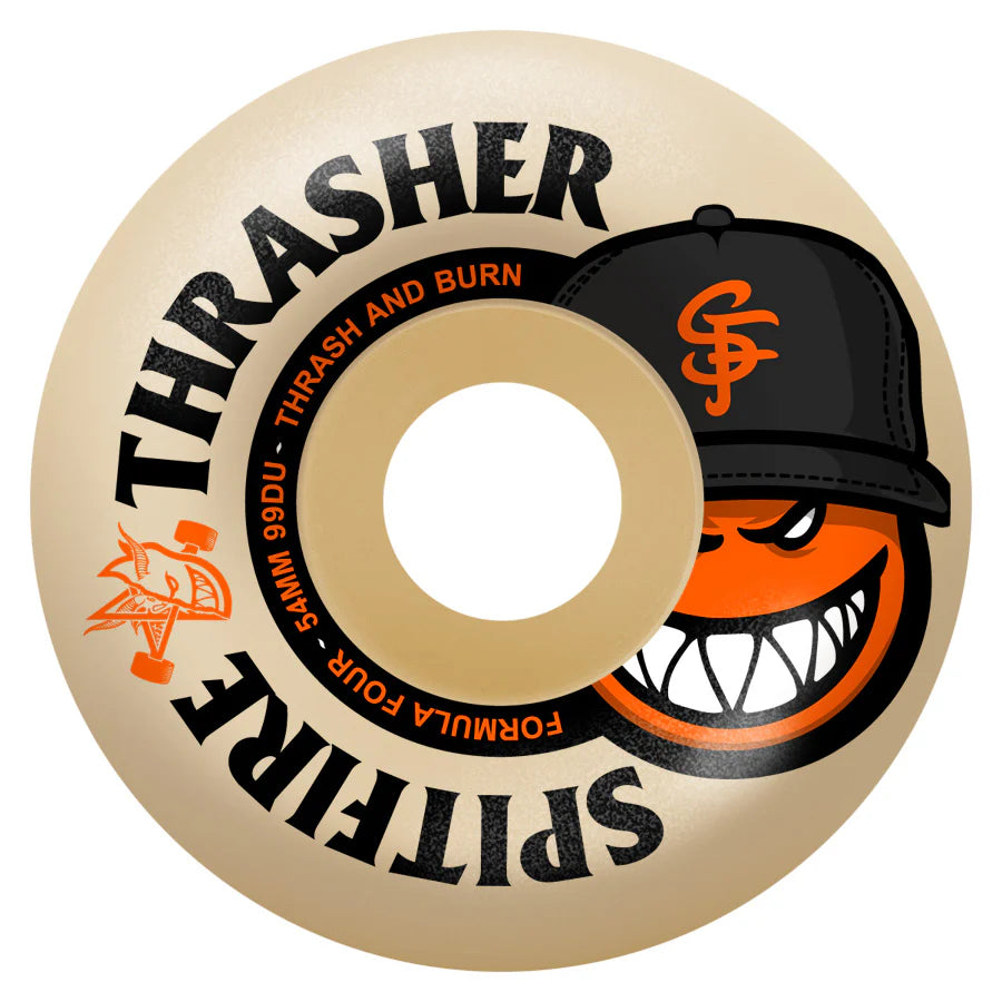Spitfire x Thrasher Formula Four The City Radial Full Wheels 54mm