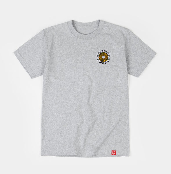 Spitfire Classic Swirl Fill T-Shirt Heather Grey