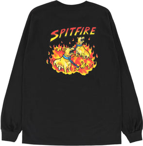 Spitfire Hell Hounds Long Sleeve T-Shirt Black