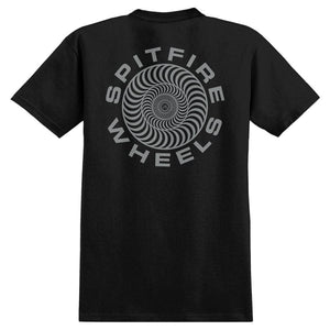 Spitfire Classic Swirl Fill T-Shirt Black