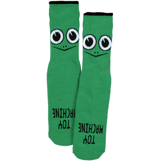 Toy Machine Turtle Face Youth Socks - Green