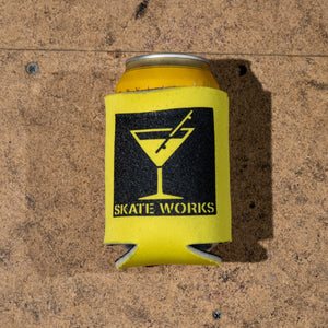Skateworks x Slappy Hour "Martini" T-Shirt Loading Zone Yellow/Black