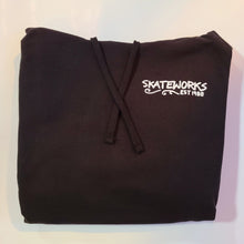 Load image into Gallery viewer, Skateworks X Todd Francis Sketchy Skate Shop Day Hoodie Black
