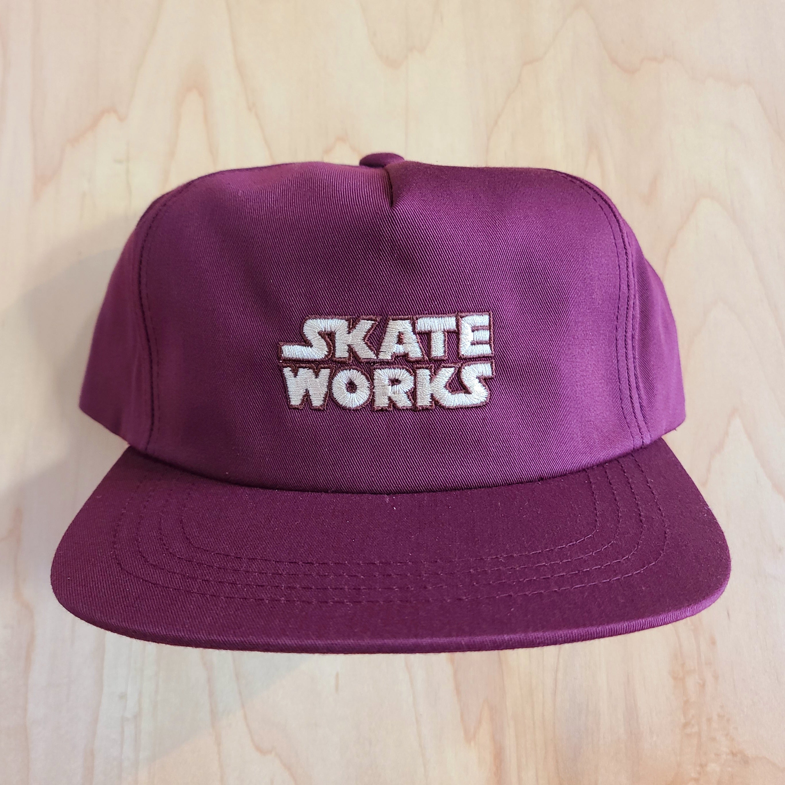skateworks-classic-logo-hat-maroon