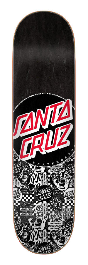 Santa Cruz Flier Collage Dot Deck 8.125