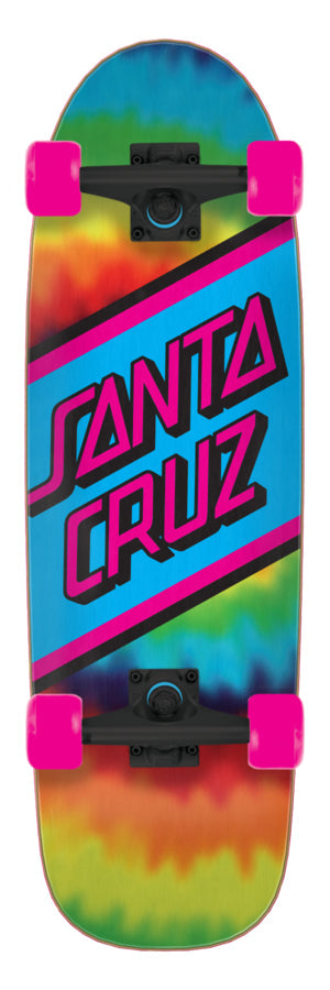Santa Cruz Street Skate Cruzer Rainbow Tie Dye 8.79
