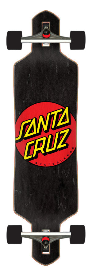 Santa Cruz Classic Dot Drop Thru Longboard 9.0