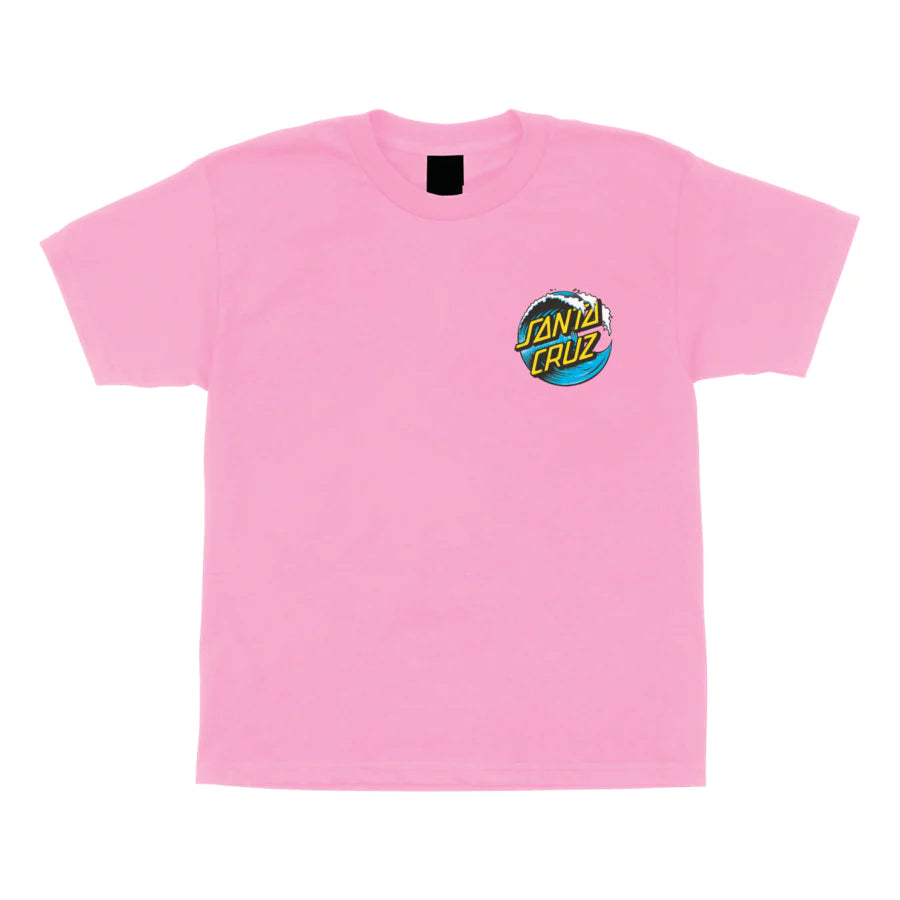 Youth Wave Dot S/S T-Shirt Pink