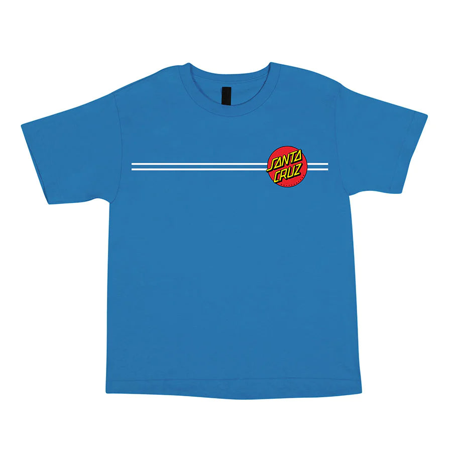 Santa Cruz Youth Classic Dot S/S T-Shirt Indigo