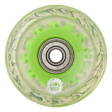 Load image into Gallery viewer, Slime Balls Light Ups w/GREEN LED and bearings 60mm 78a
