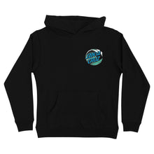 Load image into Gallery viewer, Wave Dot P/O Youth Hoodie Black
