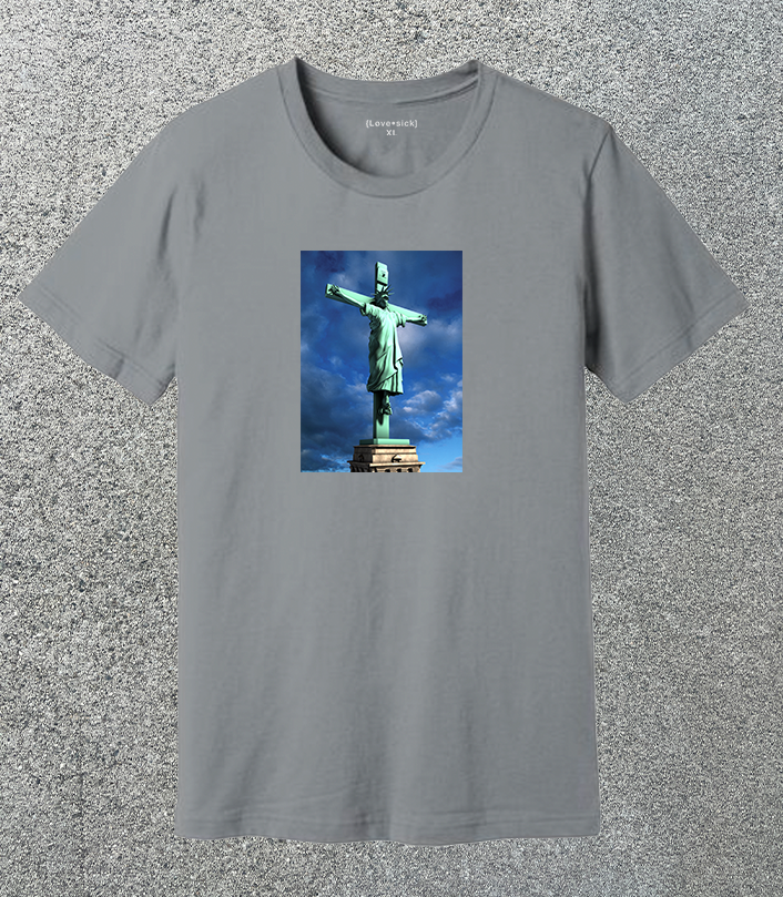 Lovesick False Freedom T-shirt Grey