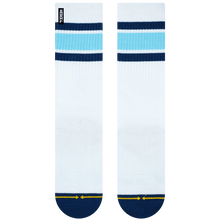 Load image into Gallery viewer, Merge4 - Haven Tall Blue Crew Sock
