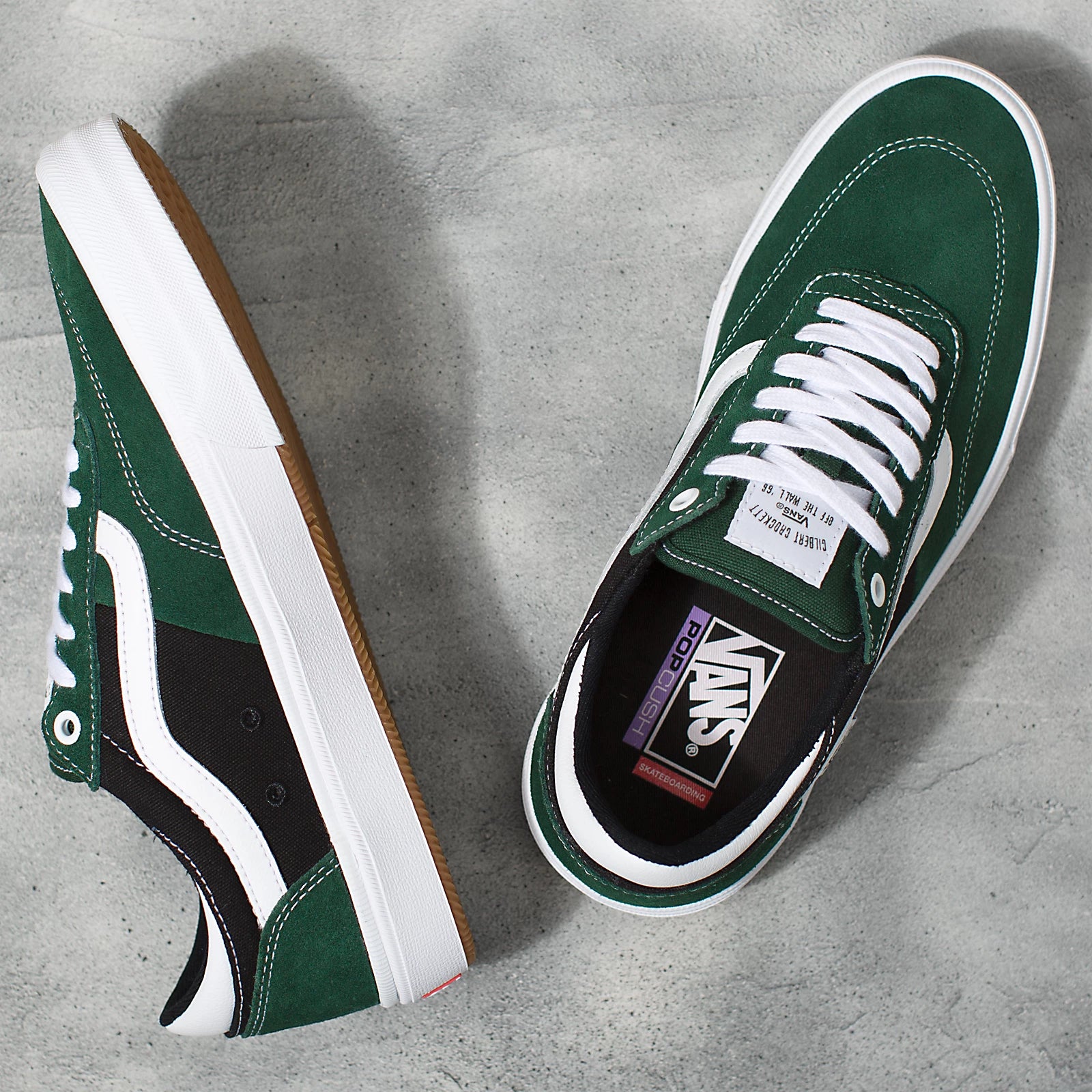 Vans Skate Gilbert Crockett Dark Green White Skateworks