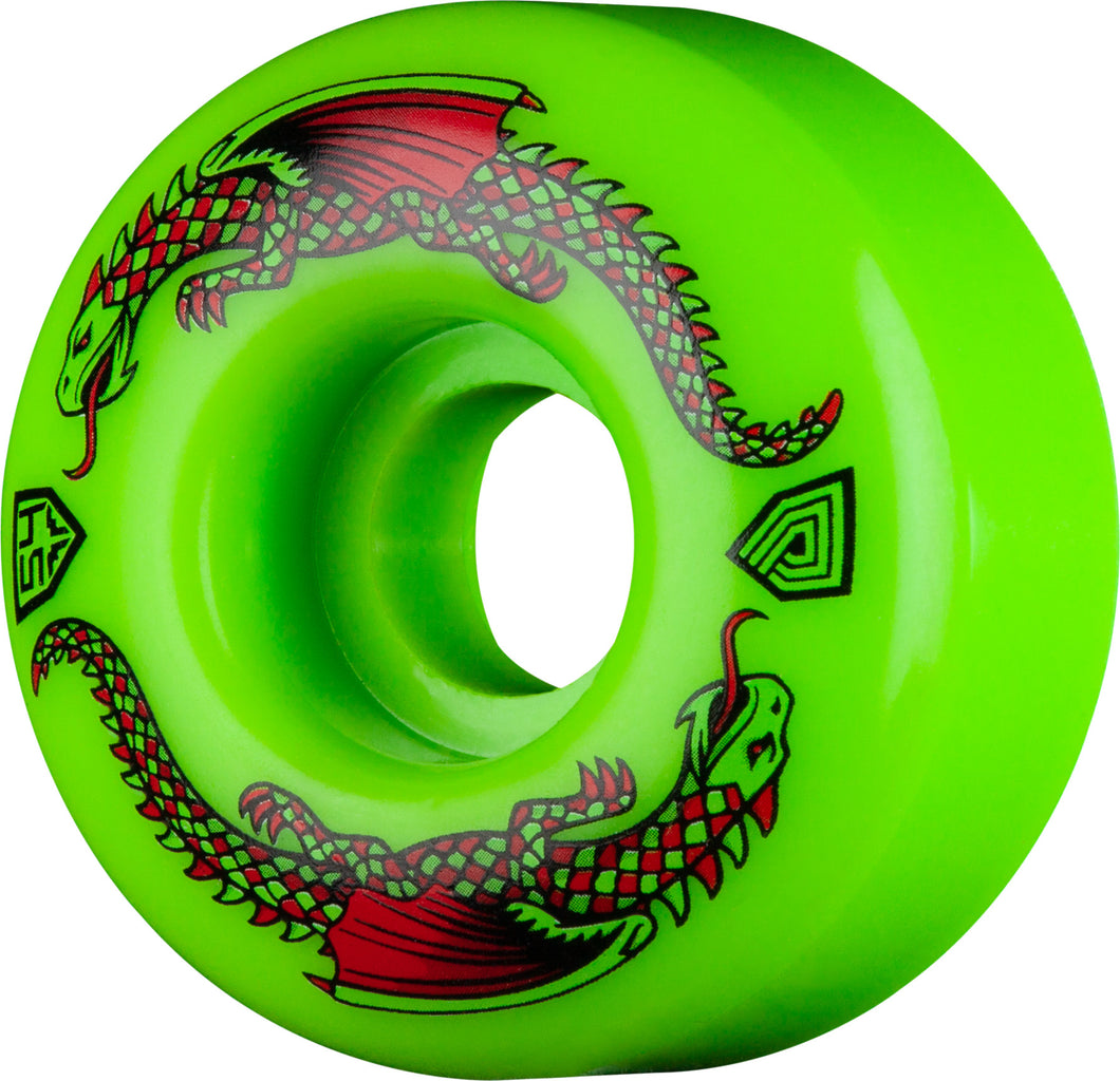 Powell Peralta Dragon Formula Wheels V4 Green 54mm 93A