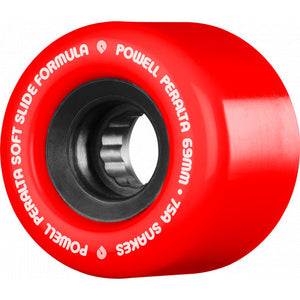 Powell Peralta Snakes Skateboard Wheels 69mm 75A - Red