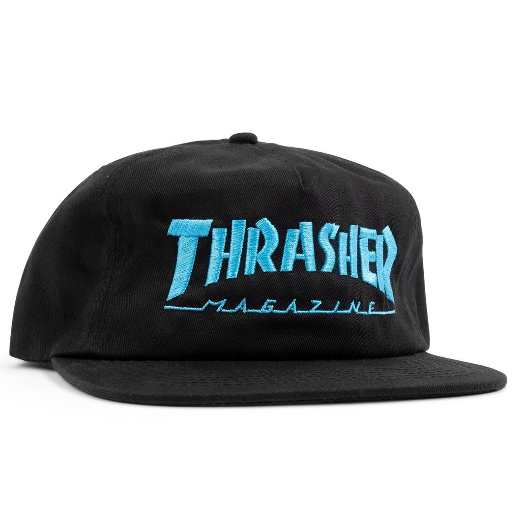 Thrasher Mag Logo Snapback - Black/Blue