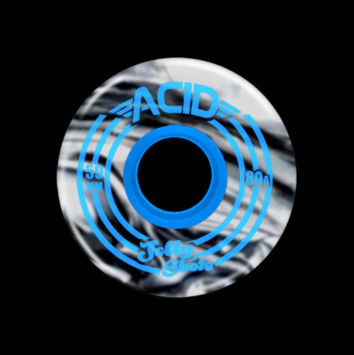 Acid Chemical Co. Jelly Shot Wheels Black/White Swirl 59mm 82A