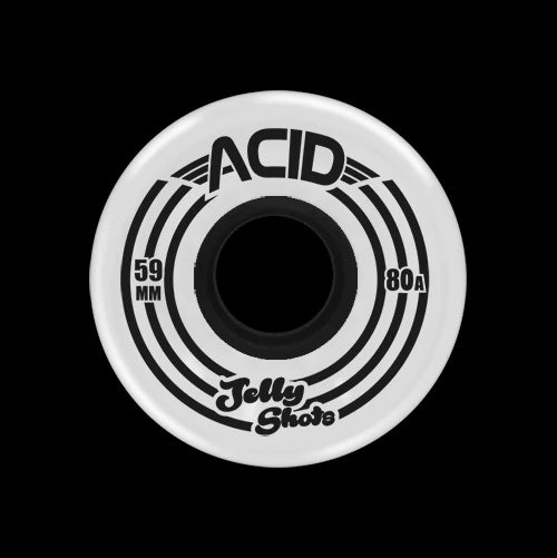 Acid Chemical Co. Jelly Shot Wheels White 59mm 82A